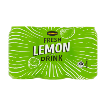 Jumbo Fresh Lemon Flavour Drink Blikken 6 x 330ml