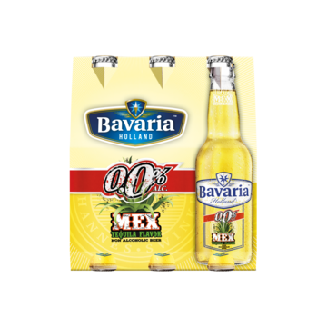 Bavaria 0.0% Mexican Fles Alcoholvrij 3 x 33cl bestellen? - Wijn, bier, sterke drank — Jumbo Supermarkten