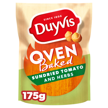 Duyvis Oven Baked Nootjes Sundried Tomato And Herbs 175gr