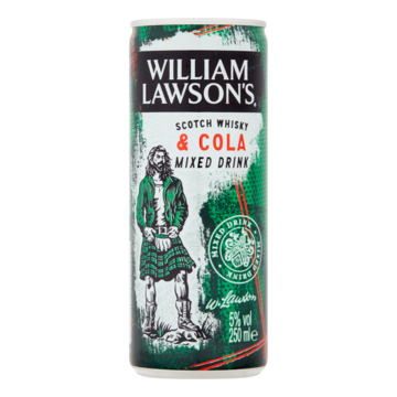 William Lawson's & Cola 250ml