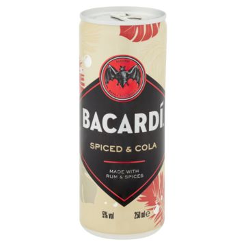 Bacardí Spiced & Cola 250ml