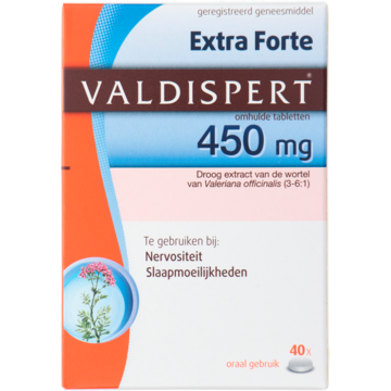 Valdispert Extra Forte tabletten 450 mg 40 stuks