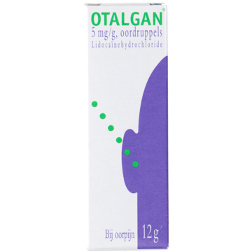 Otalgan Oordruppels 5 mg/ g 12g
