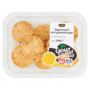 Jumbo Vegetarische Mini Groenteburger 160g