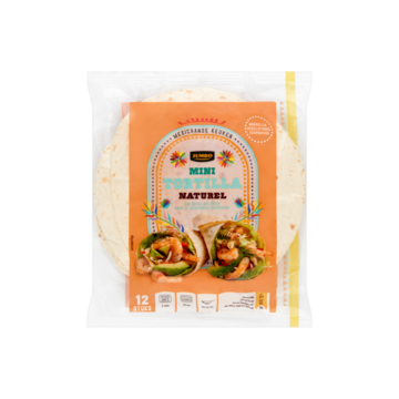 Jumbo Tortilla Mini Naturel 12 Stuks 260 G Bij huismerk kopen in de aanbieding