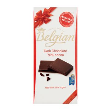 Belgian Dark Chocolate 70% Cocoa 100g