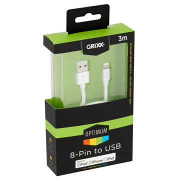 Grixx Optimum 8-Pin to USB 3m