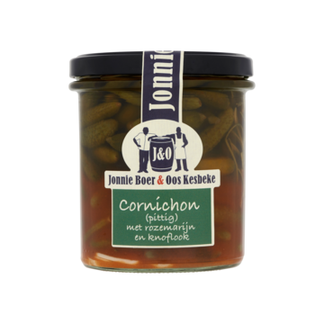Jonnie Boer & Oos Kesbeke Cornichon (Pittig) met Rozemarijn en Knoflook 350g