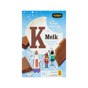 Jumbo Melk Chocolade Letter K 135g
