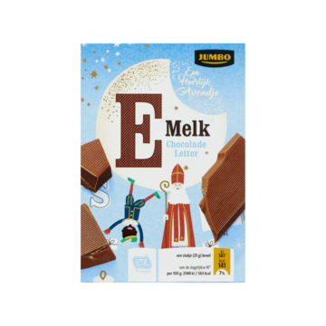 Jumbo Melkchocolade Letter E 65g