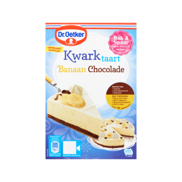 Dr. Oetker Kwarktaart Banaan Chocolade 420g