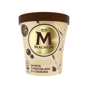 Magnum Pint IJs Double White Chocolate & Cookies 440ml