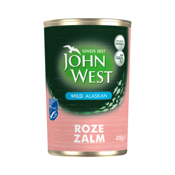Wig Toneelschrijver Vergelijkbaar John West wilde roze zalm MSC 418 gram bestellen? - Vlees, vis, vegetarisch  — Jumbo Supermarkten