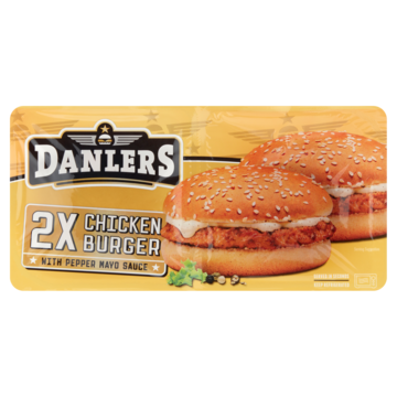Danlers Chicken Burger 2 Stuks 250g