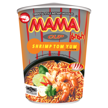 Mama Oriental Style Instant Noodles Cup Shrimp Tom Yum Flavour 70g