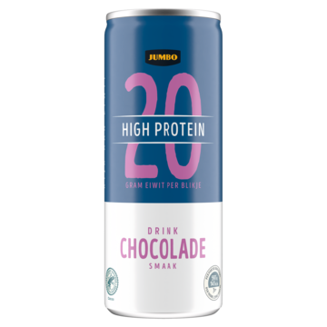Proteine Drink Chocolade Smaak Blik 250ML
