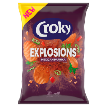Croky Explosions Mexican Paprika Flavour 150g