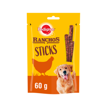 Pedigree Ranchos Sticks - Kip - Hondensnack - 60g