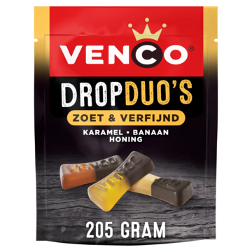 Venco Dropduoapos s Zoet Verfijnd 205g