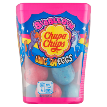 Chupa Chups Bubblegum Unicorn Eggs 18 Stuks 90g