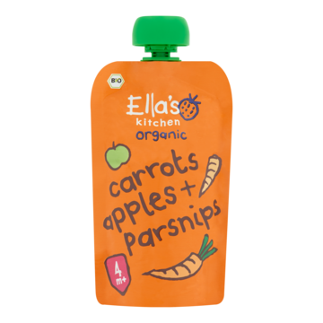 Ella's Kitchen Organic Wortels Appels + Pastinaak 4+ Maanden 120g