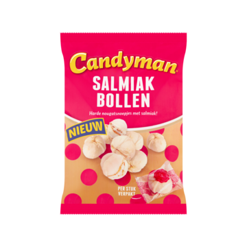 Candyman Salmiak Bollen 125g