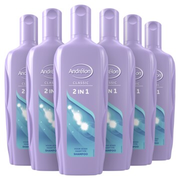 Andrélon Classic Shampoo & Conditioner 6 x 2-in-1 300ml