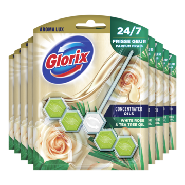 Glorix White Rose & Tea Tree Oil  9 x 55g