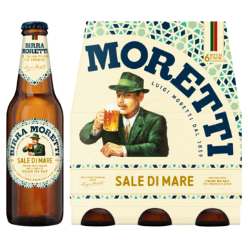 Birra Moretti Sale di Mare Bier Fles 6 x 300ml bij Jumbo