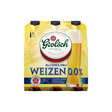 Grolsch Weizen 0.0% Fles 6 x 30cl