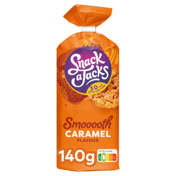 Snack A Jacks Rijstwafels Smooth Caramel 140g