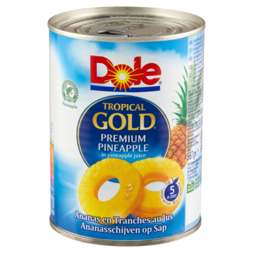 Dole Tropical Gold Premium Pineapple in Pineapple Juice 567g
