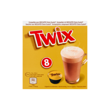 Twix Warme Chocolade Cups 8 Stuks