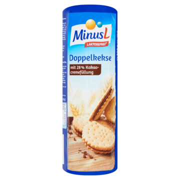 MinusL Lactosevrije Doppelkekse Biscuits 15 x 20g