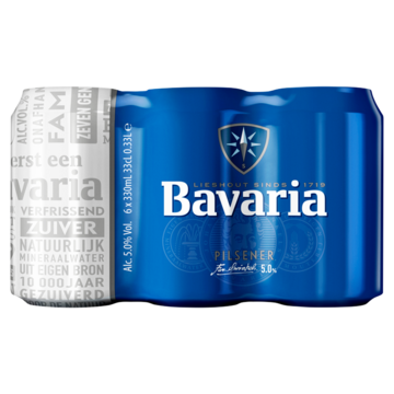Bavaria -  Pilsener -  blik - 6 x 330ML
