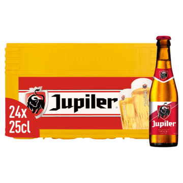 Jupiler Belgisch Pils krat 24 x 25cl