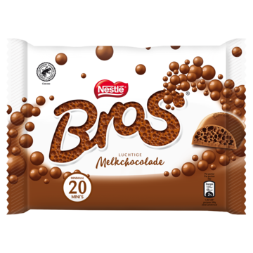 Bros Mini melk chocolade uitdeelzak