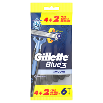 Gillette Blue3 Smooth Wegwerpmesjes x6