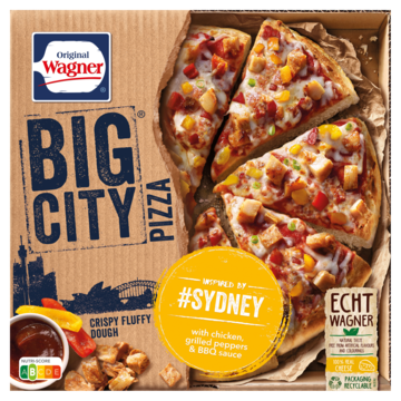 WAGNER BIG city pizza sydney kip bbq saus 425g