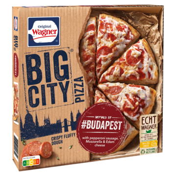 WAGNER BIG city pizza budapest pepperoni 400g