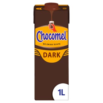 Chocomel Dark 1L Aanbieding 2 pakken a 1 liter M u v plantaardig en gekoeld