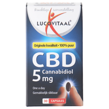 Cannabidiol CBD 5 mg capsules, 30 stuks