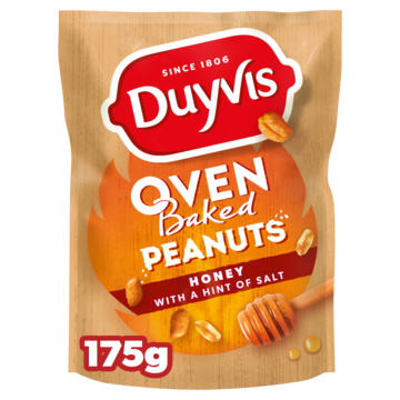 Duyvis Oven Baked Pinda's Honey 175gr
