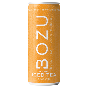 BOZU Hard Iced Tea - Peach 250ml