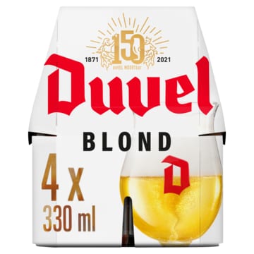 Jumbo Duvel Belgisch Speciaalbier 4 x 330ml aanbieding