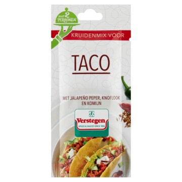 Verstegen Kruidenmix Taco voor 2 personen 18g