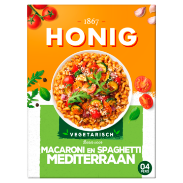 Honig basis voor Macaroni en Spaghetti Mediterraan 46g
