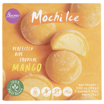 Buono Mochi Ice Mango 6 Stuks 156g
