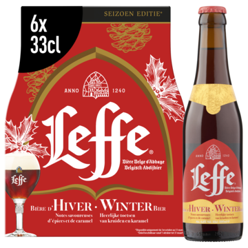 Leffe Winterbier - Fles - 6 x 330ML