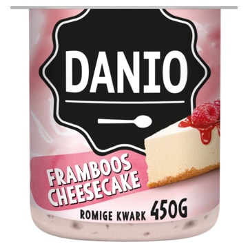 Danio Romige Kwark Framboos Cheesecake 450g